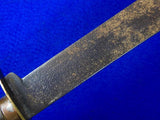 Antique 19 Century Civil War Period US or Mexican Heavy Machete Sword