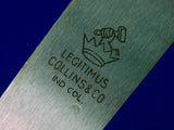 Vintage Collins & Co. Legitimus Panama Machete Knife Short Sword w/ Scabbard