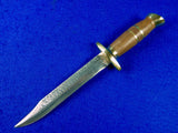 Custom Handmade Cooper Style Huge Fighting Knife w/ Sheath