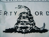 Culpeper Minute Man Liberty of Death Don't Tread on Me Embroidered Large Flag