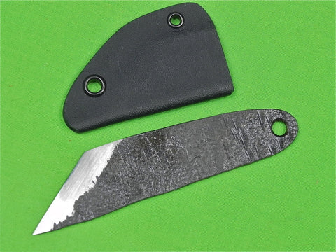 Custom ECOS Neck Knife Kiridashi Blade with Scabbard
