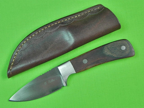 Custom Hand Made FRANK DILLUVIO Hunting Knife & Sheath