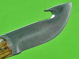 Custom Hand Made Hunting Skinner Knife & Sheath