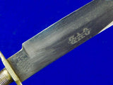 Antique Old British English HIBBARD SPENCER BARTLETT OVB Hunting Knife w/ Sheath