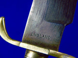 Antique Old British English HIBBARD SPENCER BARTLETT OVB Hunting Knife w/ Sheath