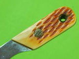 Custom Hand Made Neck Small Hunting Knife & Sheath
