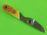 Custom Hand Made Neck Small Hunting Knife & Sheath