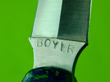 Custom Made Handmade Boyer Boot Stiletto Fighting Knife