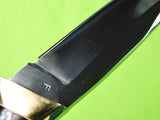 Vintage Custom Made Handmade Hunting Knife w/ Sheath