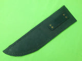 Custom Handmade Leather Sheath for Huge Bowie Knife Black