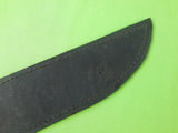 Custom Handmade Leather Sheath for Huge Bowie Knife Black