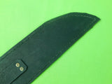 Custom Handmade Leather Sheath for Huge Bowie Knife Black