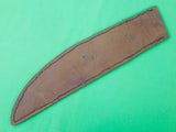 Custom Handmade Leather Sheath for Huge Bowie Knife Brown