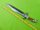 RARE Vintage Custom Handmade R.H. RUANA 30A Bowie Guard Marked Hunting Knife