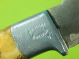 Custom Handmade Rudy R.H. RUANA Small S Model 28C Hunting Skinner Knife & Sheath
