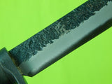 Custom Handmade Tanto Fighting Knife w/ Scabbard
