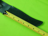 Custom Made Black Leather Sheath Scabbard for Fighting Hunting Knife