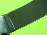 Custom Made Handmade Bob Schultz Stag Handle Hunting Knife