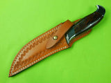 Custom Made Handmade Khurram K. Ali Modell Design Bowie Fighting Knife w Sheath