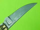 Custom Made Handmade Mark Entwistle Hunting Knife w/ Sheath