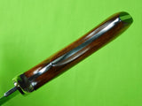 Vintage Custom Made Handmade Hunting Knife Marked "B" w/ Sheath