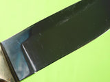 Vintage Custom Made Handmade Hunting Knife Marked "B" w/ Sheath