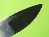 Vintage Custom Made Handmade Hunting Knife Marked "B" w/ Sheath