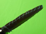 Vintage Custom Made Handmade Hunting Knife Marked "B" w/ Sheath