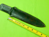 Vintage Old Custom Made Leather Sheath Scabbard Case for Stiletto Fighting Knife