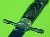Antique C. W. DAHLGREN Eskilstuna Sweden Swedish Small Mini Knife & Scabbard