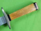 1986 Custom Hand Made DAN KUHL Fighting Knife & Scabbard