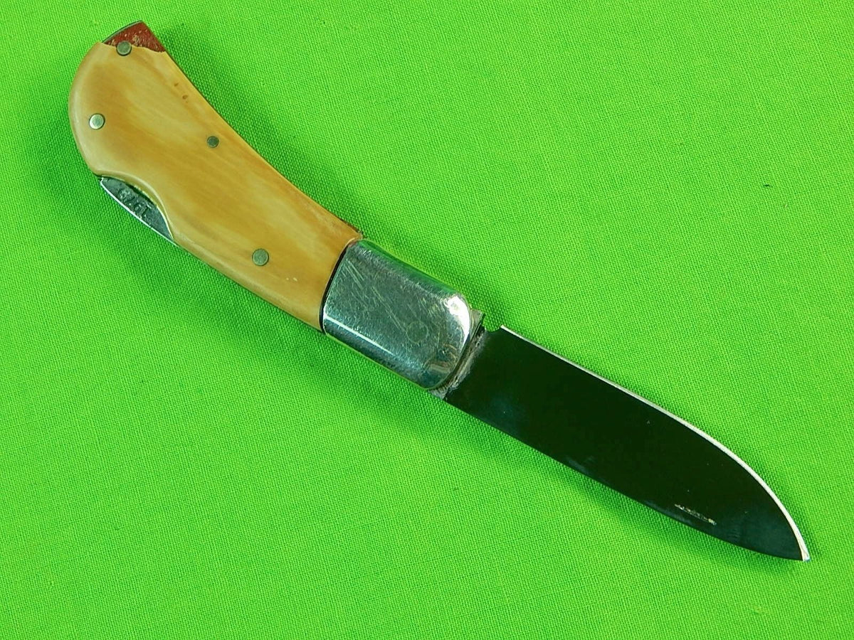 Howeie Fold Vintage 1979 Custom Hand Made DAVID HOWIE Lock Back Folding Pocket Kni ...