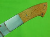 Custom Hand Made by DON COWLES Knife & Sheath Certificate