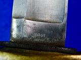 US Civil War Antique 19 Century Ames Model 1840 Cavalry Sword w/ Scabbard