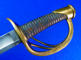 US Civil War Antique 19 Century Ames Model 1840 Cavalry Sword w/ Scabbard