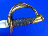 US Civil War Antique 19 Century Ames Model 1840 Cavalry Sword w/ Scabbard