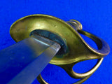 US Civil War Antique 19 Century Ames Model 1840 Cavalry Sword w/ Scabbard