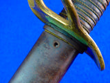 US Civil War Antique 19 Century Ames Model 1840 Cavalry Sword w/ Scabbard