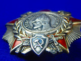 Soviet Russian Russia USSR WW2 Silver Order Alexander Nevsky Medal Badge #11086