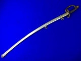 Dutch WW1 German Made Marine Officer's Wide Blade Sword w/ Scabbard