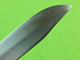 Vintage US 1972 Custom Handmade ERNIE LYLE Fighting Hunting Knife Knives & Sheath