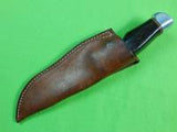 Vintage US 1972 Custom Handmade ERNIE LYLE Fighting Hunting Knife Knives & Sheath