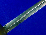 Antique Early 19 Century German Germany Engraved Rapier Sword w/ Scabbard