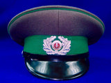 Vintage East German Germany DDR Officer's Visor Hat Cap Uniform