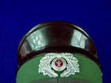 Vintage East German Germany DDR Officer's Visor Hat Cap Uniform