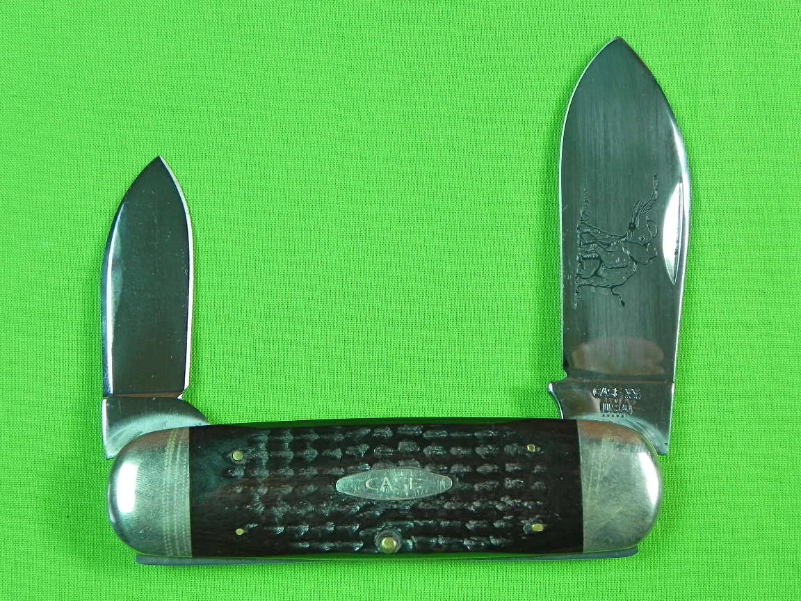 US 1975 CASE XX Elephant Model 6250 2 Blade Folding Pocket Knife ...