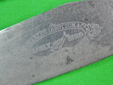 Antique Old English British Sheffield Stag Carving Set Knife Fork Sharpener Box