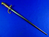 French France Antique Pre WW1 19 Century 1878 Dated Bayonet w/ Scabbard