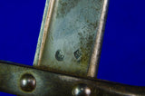 French France Antique Pre WW1 19 Century 1878 Dated Bayonet w/ Scabbard
