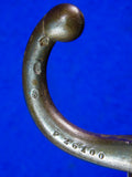 French France Antique Pre WW1 19 Century 1878 Dated Bayonet w/ Scabbard
